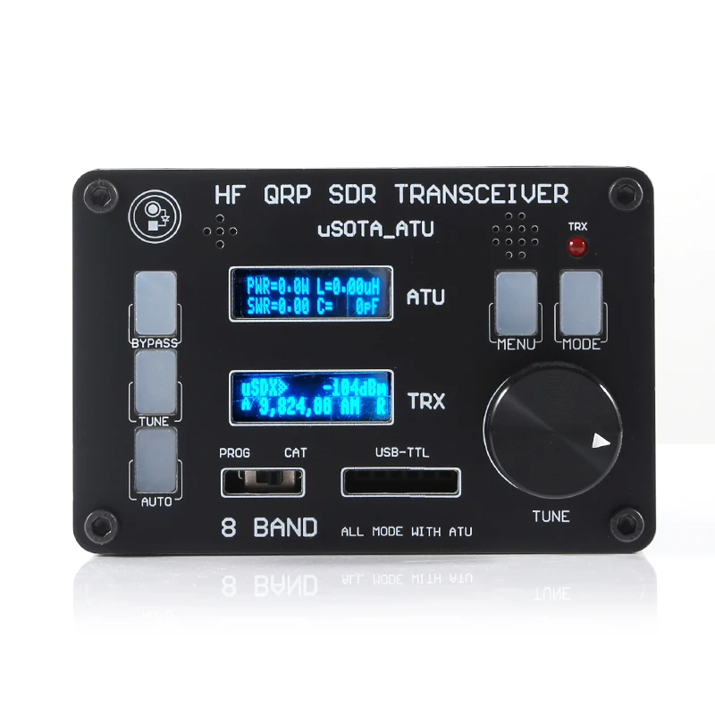 USDX SDR Transceiver All Mode 8 Band HF Ham Radio QRP CW