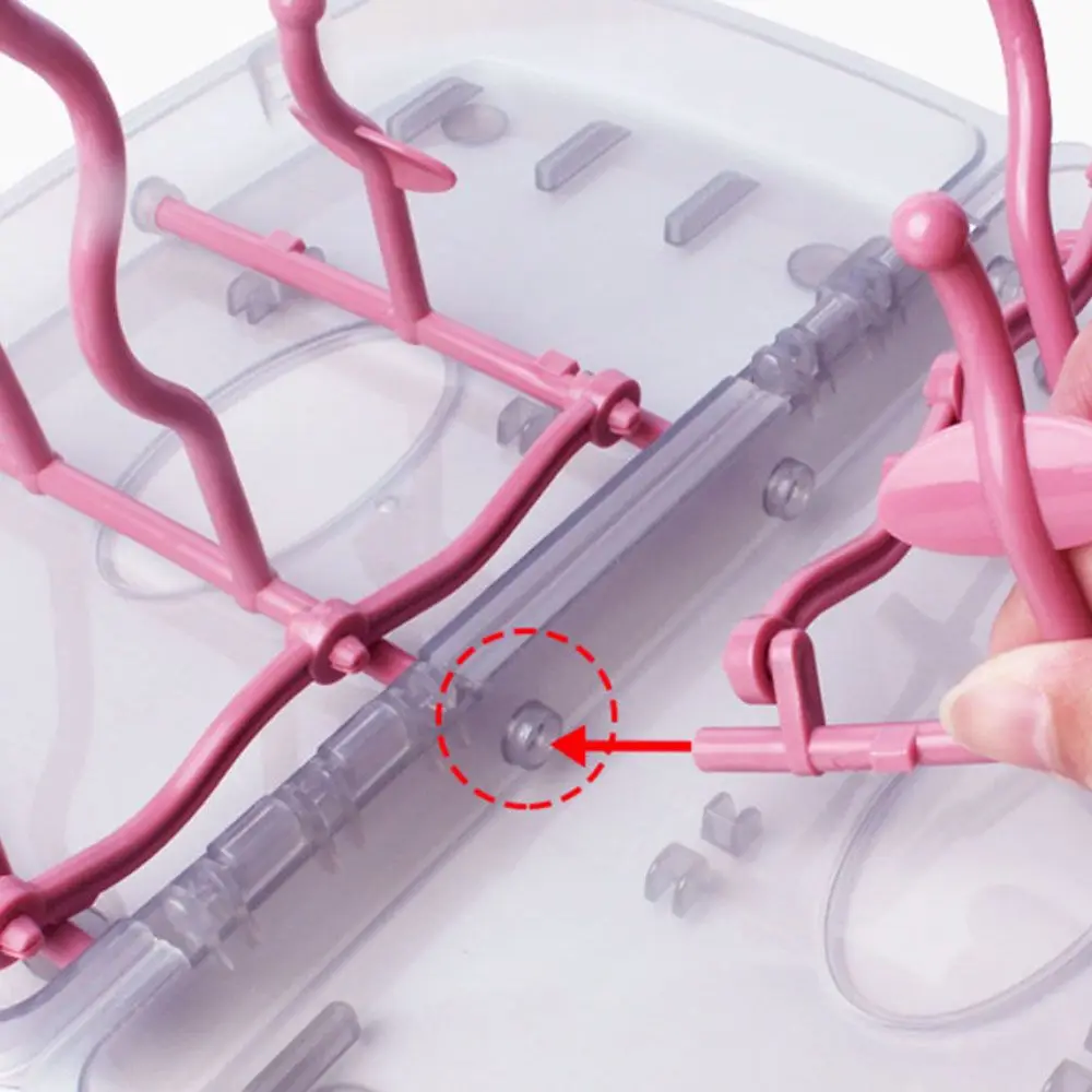 Portable Cup Baby Bottle Double Sided Tree Shape Pacifier Cleaning Dryer Nipple Rack Drying Rack Bottle Rack Bottle Storage