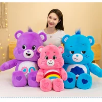 Care Bears Plush Toys Doll Rainbow Cartoon Pillow Sofa Car Ornaments Home Decor Super Soft Soothing Sleeping Doll Birthday Gifts 3