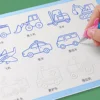 Preschool Fine Motor Skills Grooved Doodle & Drawing Book for Kids Tracing Handwriting Practice Pad for Kindergarten Large Class 1