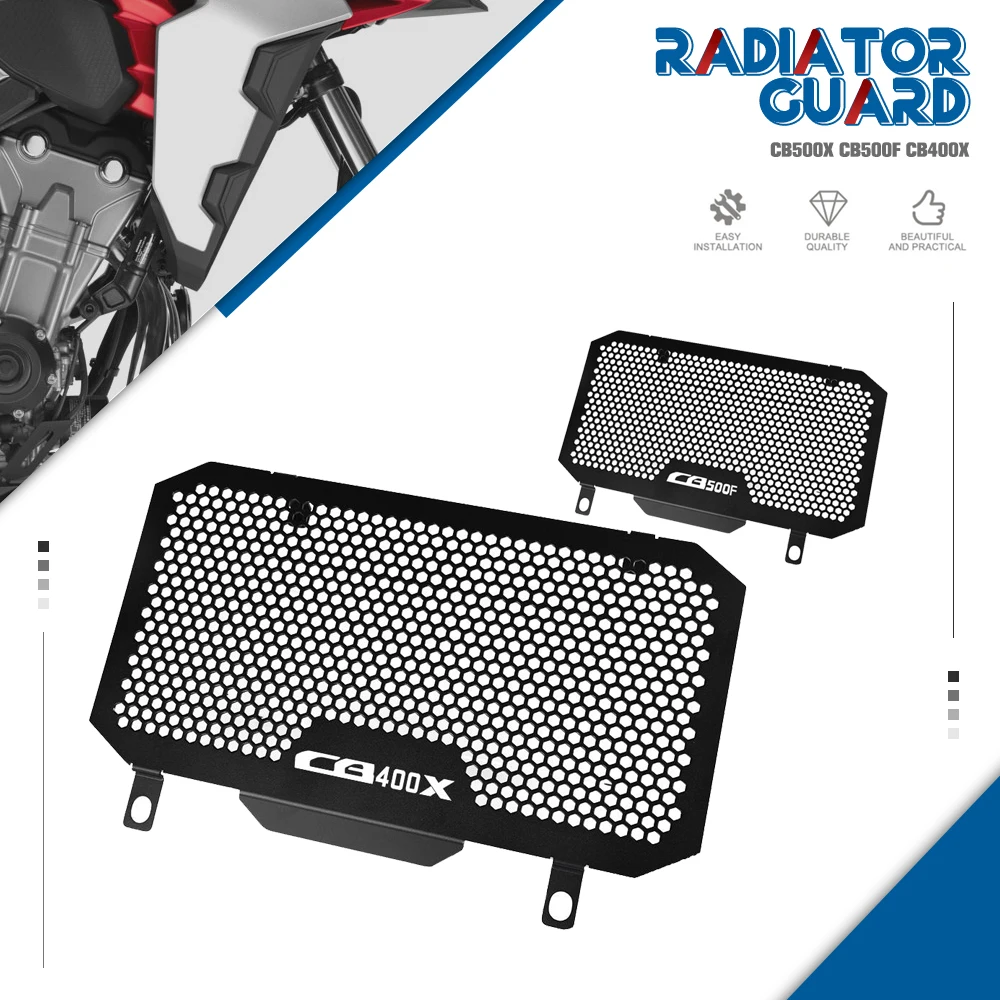

For Honda CB400X CB400F CB500X CB500F Motorcycle Radiator Grille Cover Guard Protection Parts CB 500X 500F 400X 400F 2013-2020