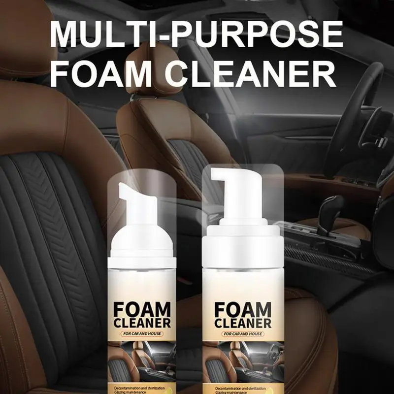 

Foam Cleaner Spray Multi Purpose Anti Aging Cleaner Interior Leather Cleaning Foam Remove Stubborn Stains Water Spots For Car