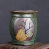 Succulent Vase Ceramic Living Room Balcony Decoration Countertop Porcelain Container Creative Terracotta Old Pile Plant Basin 1