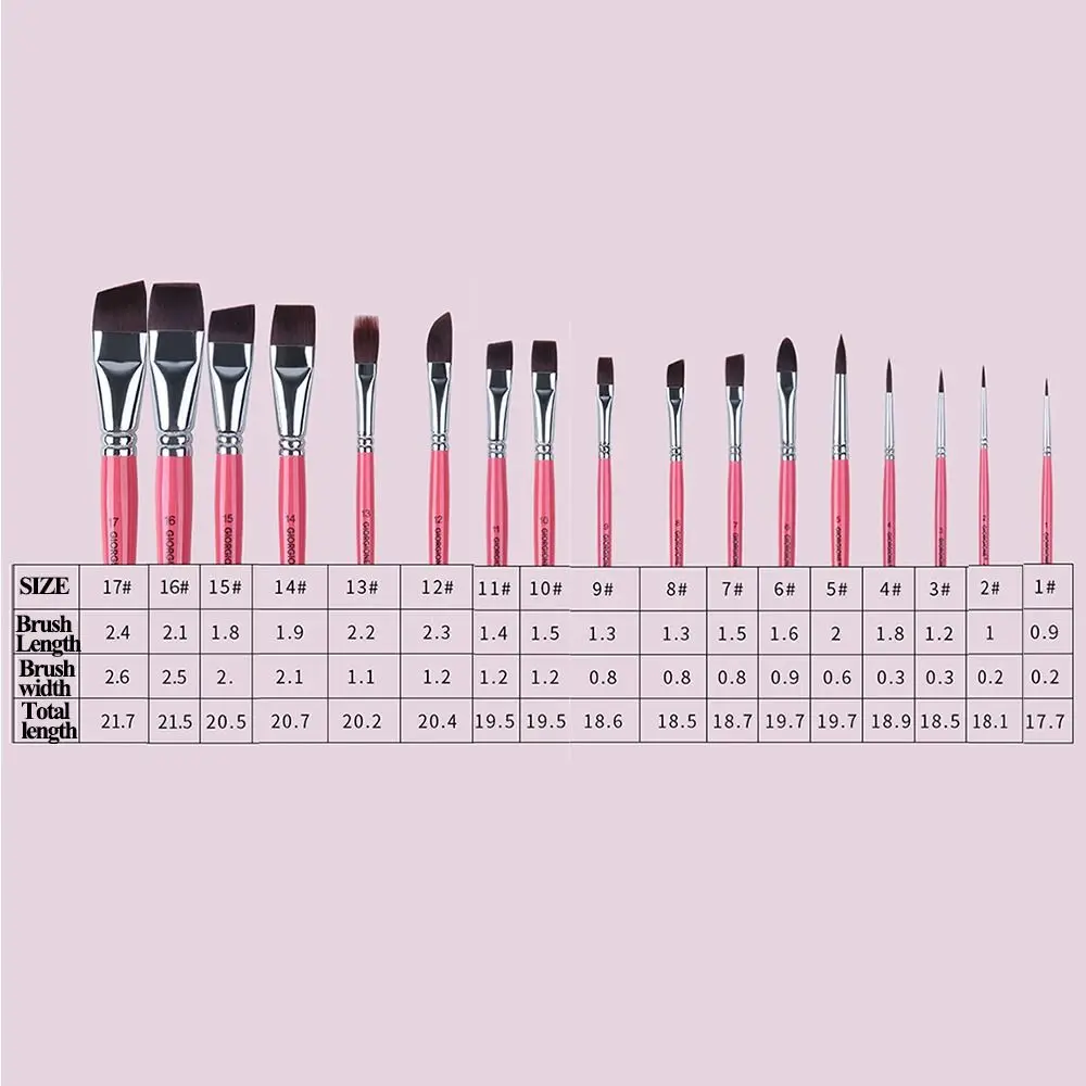 Body Pinting Face Body Art Paint Professional Multifunctional Drawing Art Pen Portable Nylon Brush Oil Painting Brushes for Kids