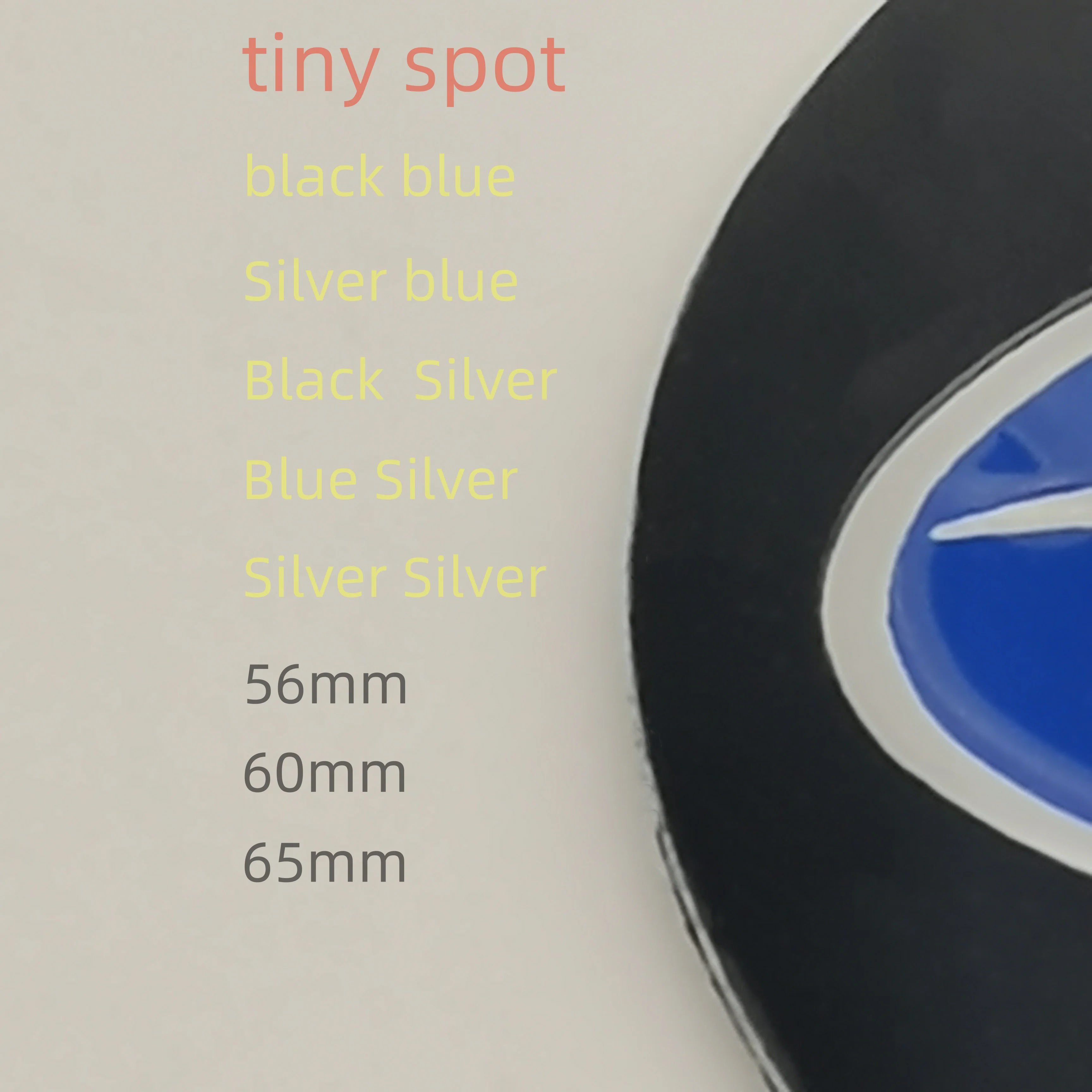 

Suitable forS-UBARU F-0rester series 4Pcs 56mm 60mm 65mm Car Sticker Car Wheel Hub Cap Tire Center Cover Hubcaps Fit Accessories