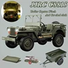 JJRC C8815 parts Rc Car 1941 JEEP WILLYS 2.4g 4wd RTR Crawler Climbing Scale Military Truck Offroad Vehicle Toy Gift for Kids 2