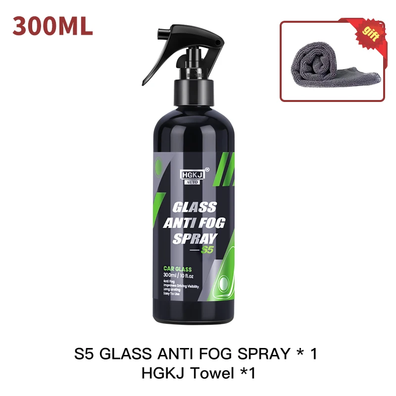 300ml Car Windshield Defogger Spray for Windows, Glasses, Mirrors, Goggles