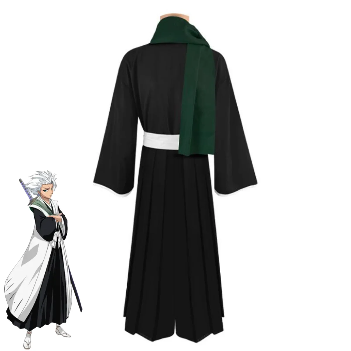 Anime Bleach Hitsugaya Toushirou Cosplay Costume Gotei 13 Captain ...