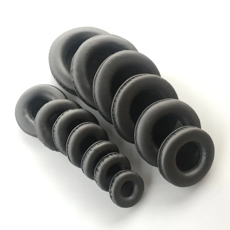 Ear Pads For Headphones Covers Sponge Leather Foam Cushion 40mm 50mm 55mm 60mm 65mm 70mm 75mm 80mm 85mm 90 95 100 105mm 110mm