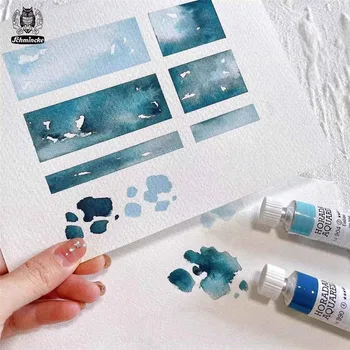 Schmincke Blue/Green Master pittura ad acquerello 1ml/2ml campione dipinto a mano professionale ad acqua per la pittura di forniture artistiche 1