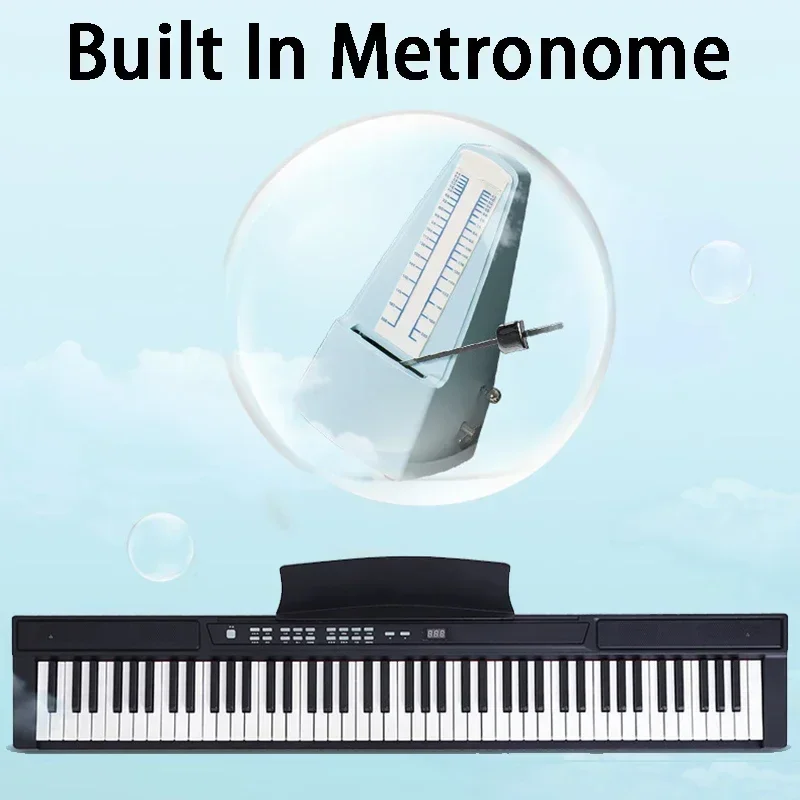 Portable Electronic Organ 88 Keys Electronic Piano Adult Children Beginners Pianos Professional Keyboard Instruments