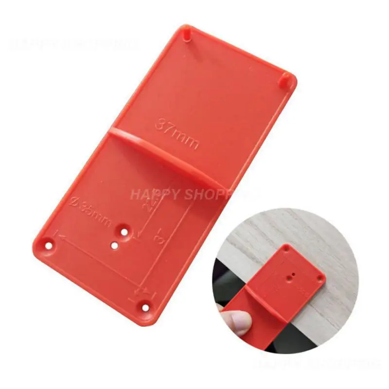 

Hinge Hole Drilling Guide Plastic 28/37mm Woodworking Punch Opener Locator for Cabinets Installation Template Woodworking Tools