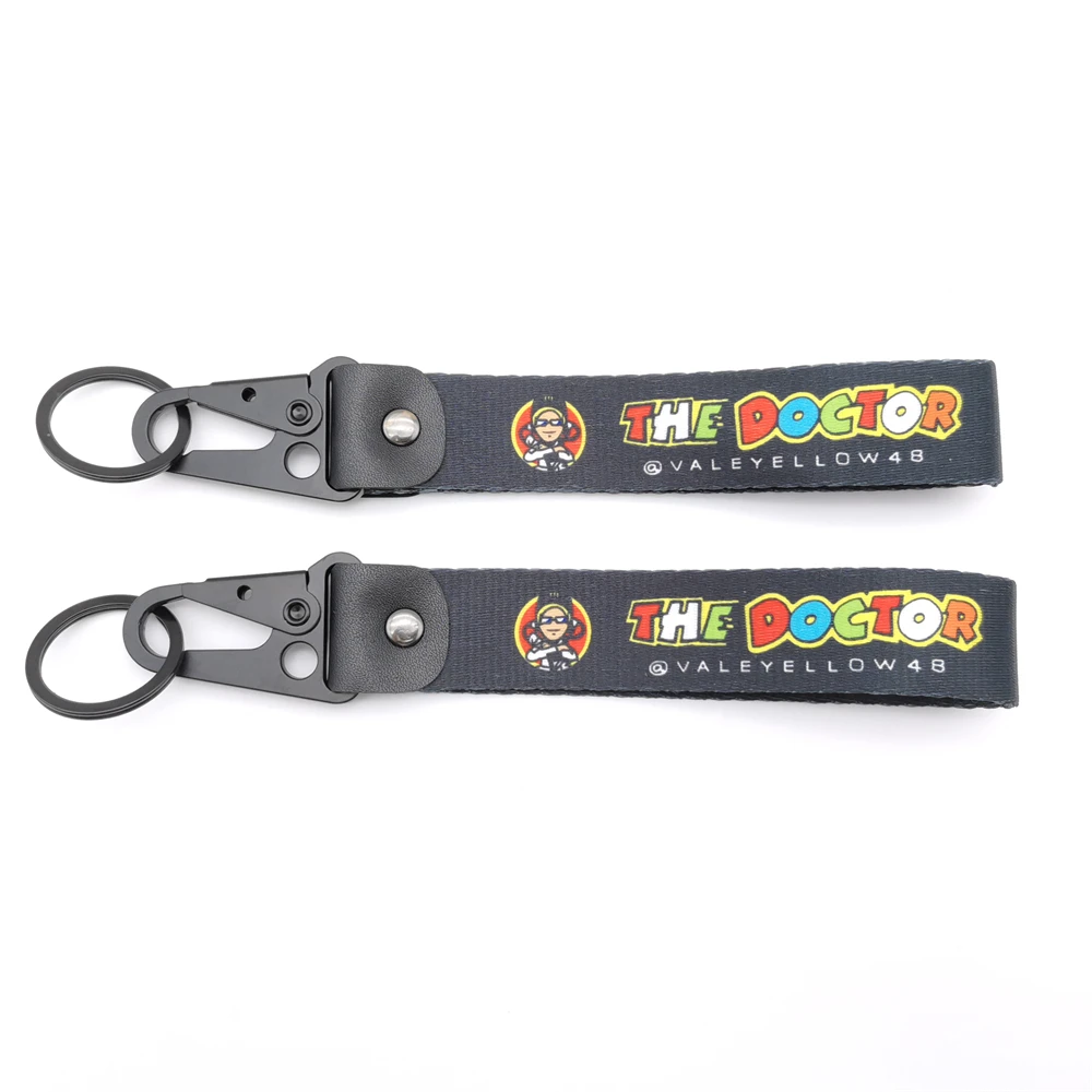 Motorcyle Wristband Key Chain For HONDA CB GL DUCATI V2 V4 950 YAMAHA YZF Car Gadgets Original Keytag Keychain Accessory Lanyard