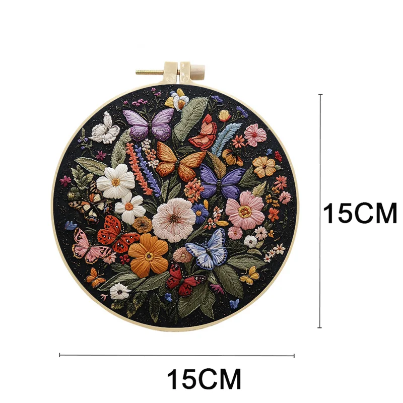 Flower & Bird Embroidery Kit 3