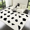 Large Area Living Room Decoration Soft Carpet Minimalist Rugs for Bedroom Home Luxury Floor Mat Washable Non-slip Cloakroom Rug 2