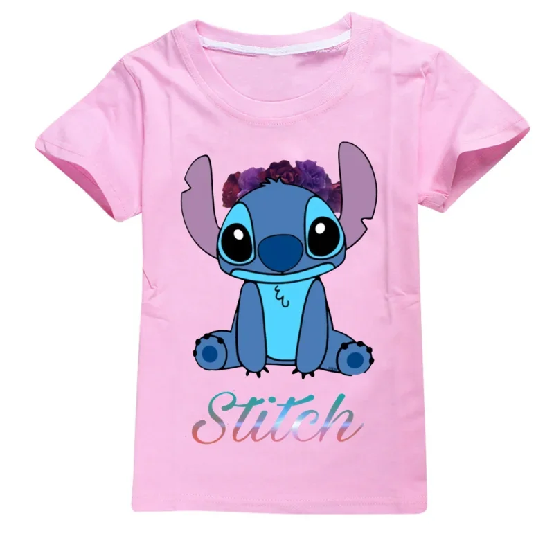 thumbnail image 1 of Camiseta de Anime de Disney para niños, camiseta de manga corta de algodón con patrón de punto de figura de dibujos animados, 100%, regalos de cumpleaños para niño y niña, 1 of 5
