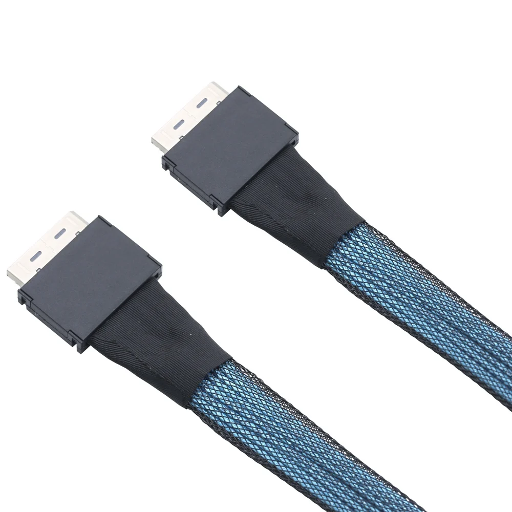 Cabo de Transferência de Dados de Alta Velocidade Oculink Sff 8611 8i para Sff 8611 8i Conexão Pcie4.0 Gen3 Servidor - Imagem 4