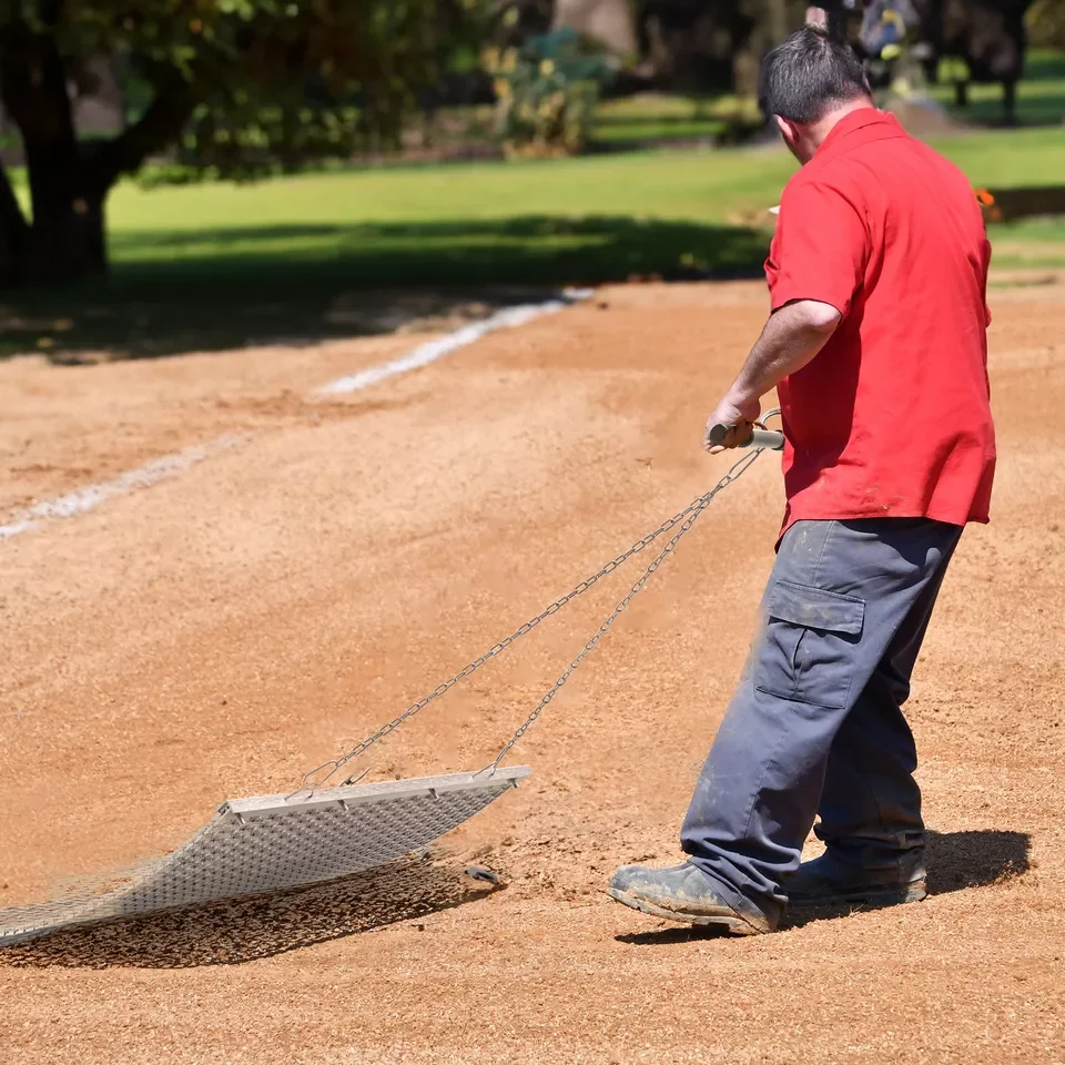 YINTATECH 3' x 3' Drag Mat Heavy Duty Zinc & Steel Mesh Field Surface Leveling for ATV UTV