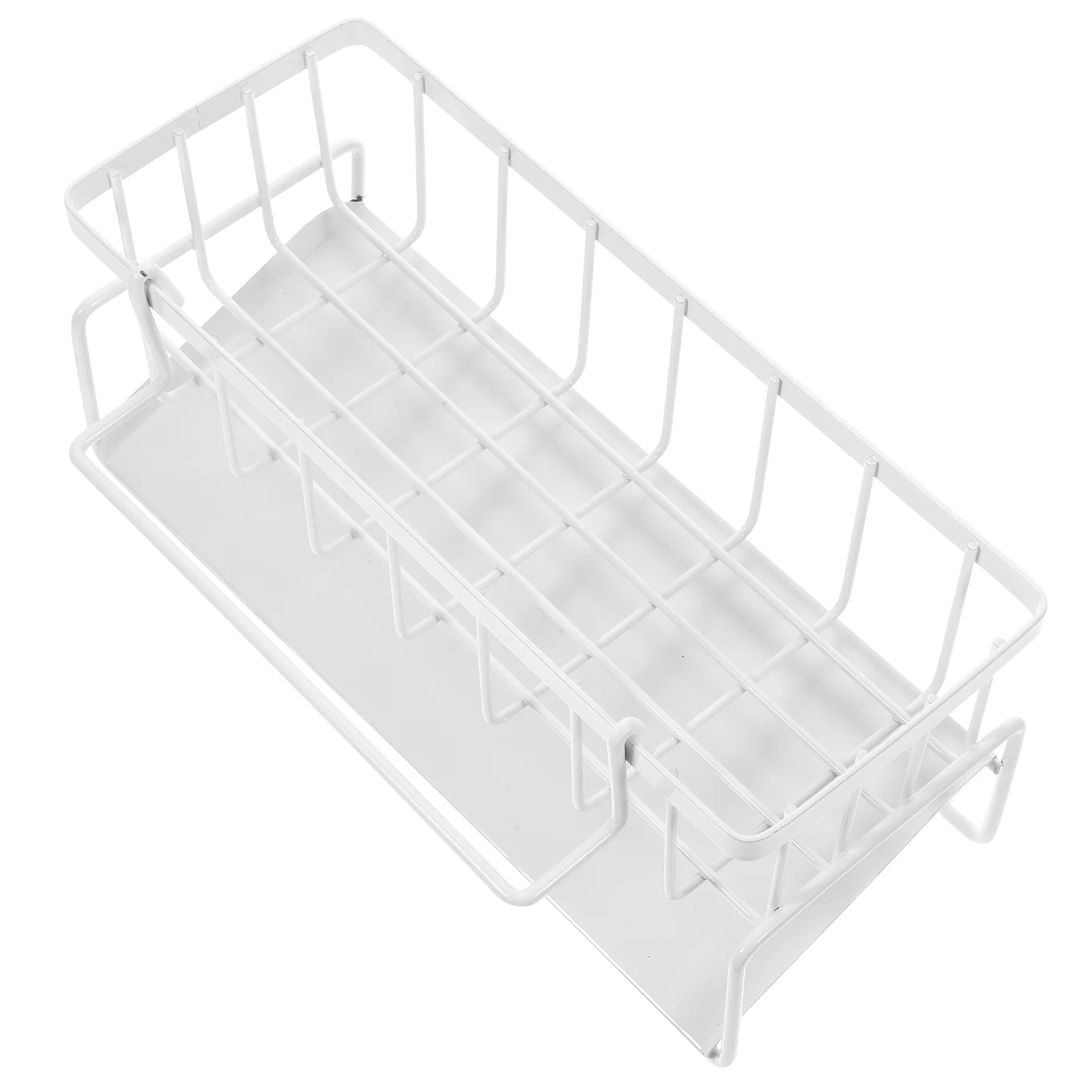 

Kitchen Cleaning Rack Rag Sponge Brush Dishcloth Ball Holder Sink Organizer Metal Organizers