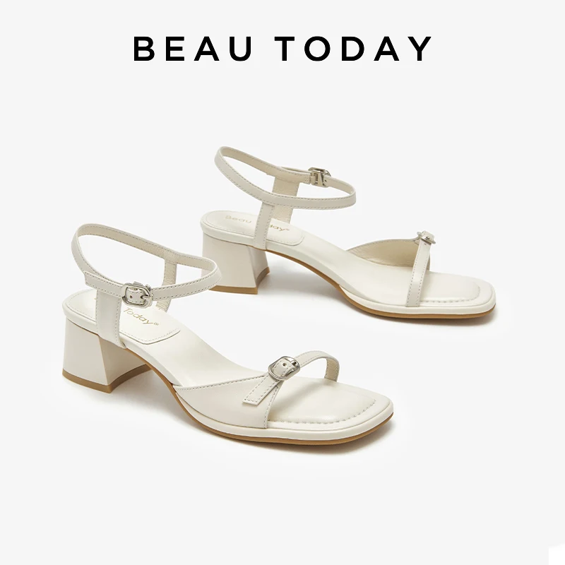 

BEAUTODAY/модные женские туфли-лодочки из натуральной овечьей кожи; Однотонные 2023 на квадратном каблуке с металлической пряжкой; Изящная женская обувь; 31257 ручной работы