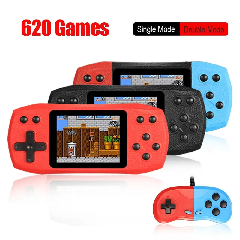 Retro Video Game Console Built in 620 Classic Games Portable