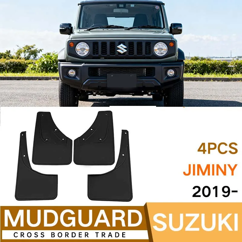 스즈키 짐니 2019-2020 자동차 타이어 펜더 펜더 스킨 범용 펜더 가니쉬 머드..