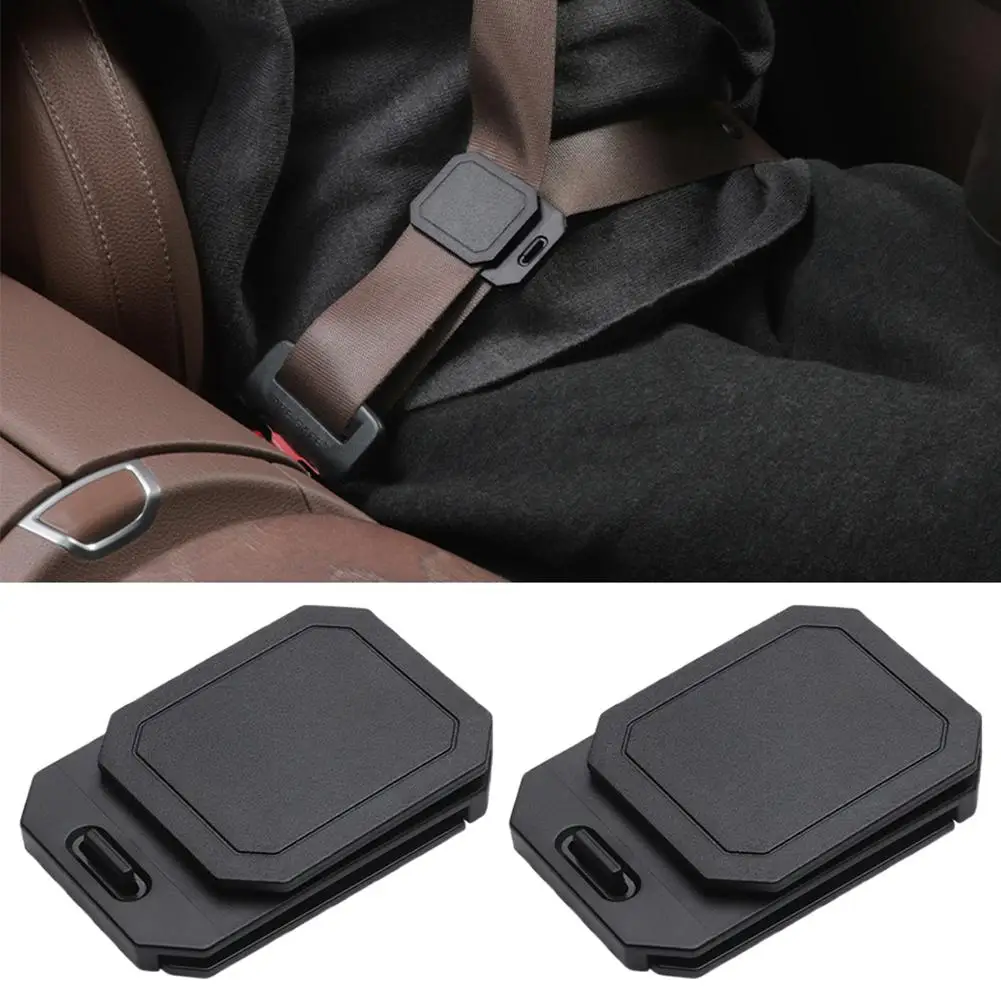 카시트 벨트 조절 클립 고품질 PC 플라스틱 범용 폭 어깨 목 편안함을 위한 오픈/클로즈 버클 포함