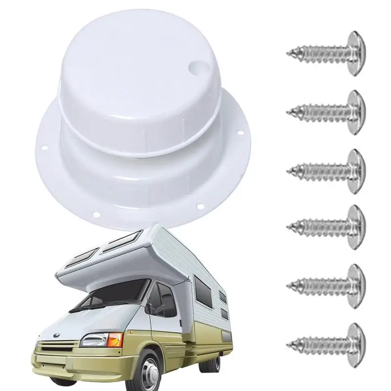 

Sewer Vent Pipe Cover | Detachable Rv Duct Vent Cover Caps Kit | DetachableRoof Vent Caps Rv Accessories 6 Screws Included for M