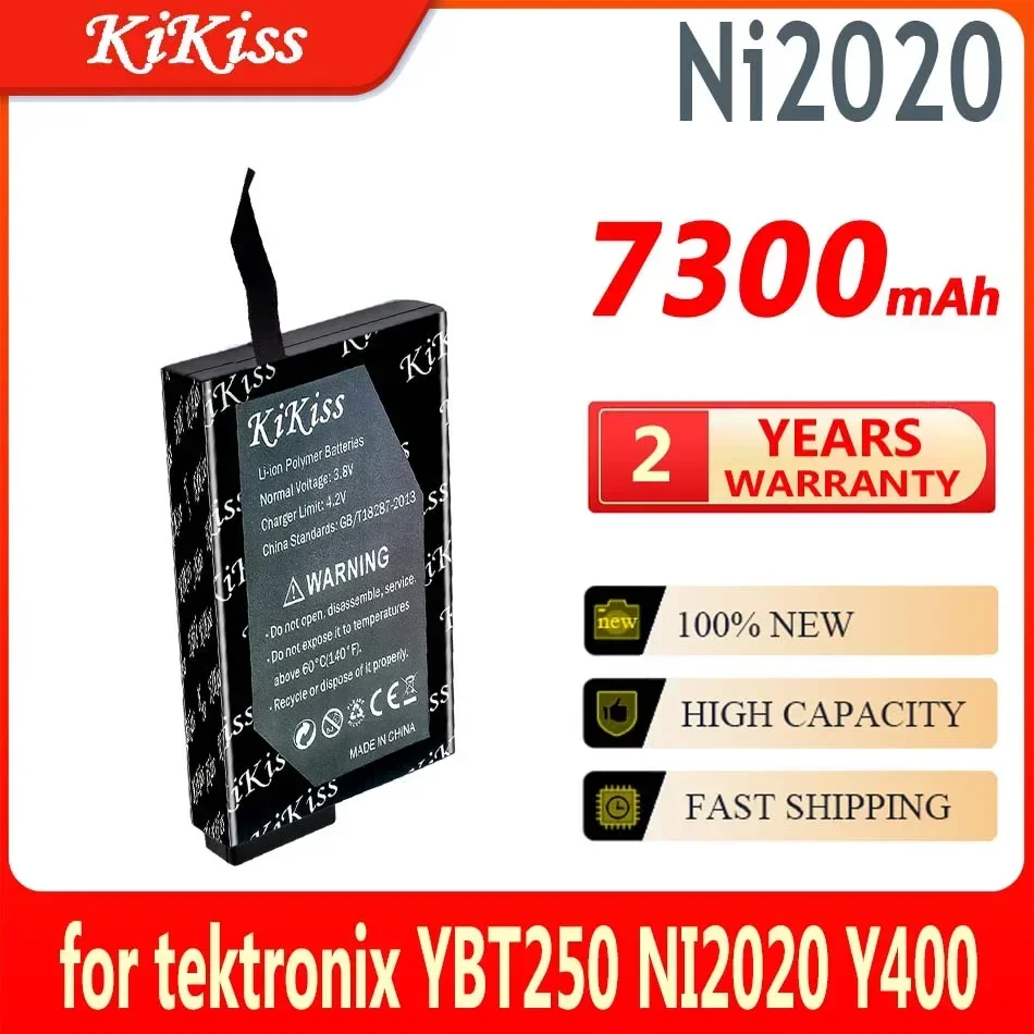 

KiKiss High Capacity Battery Ni2020 7300mAh for tektronix YBT250 NI2020 Y400 Bateria