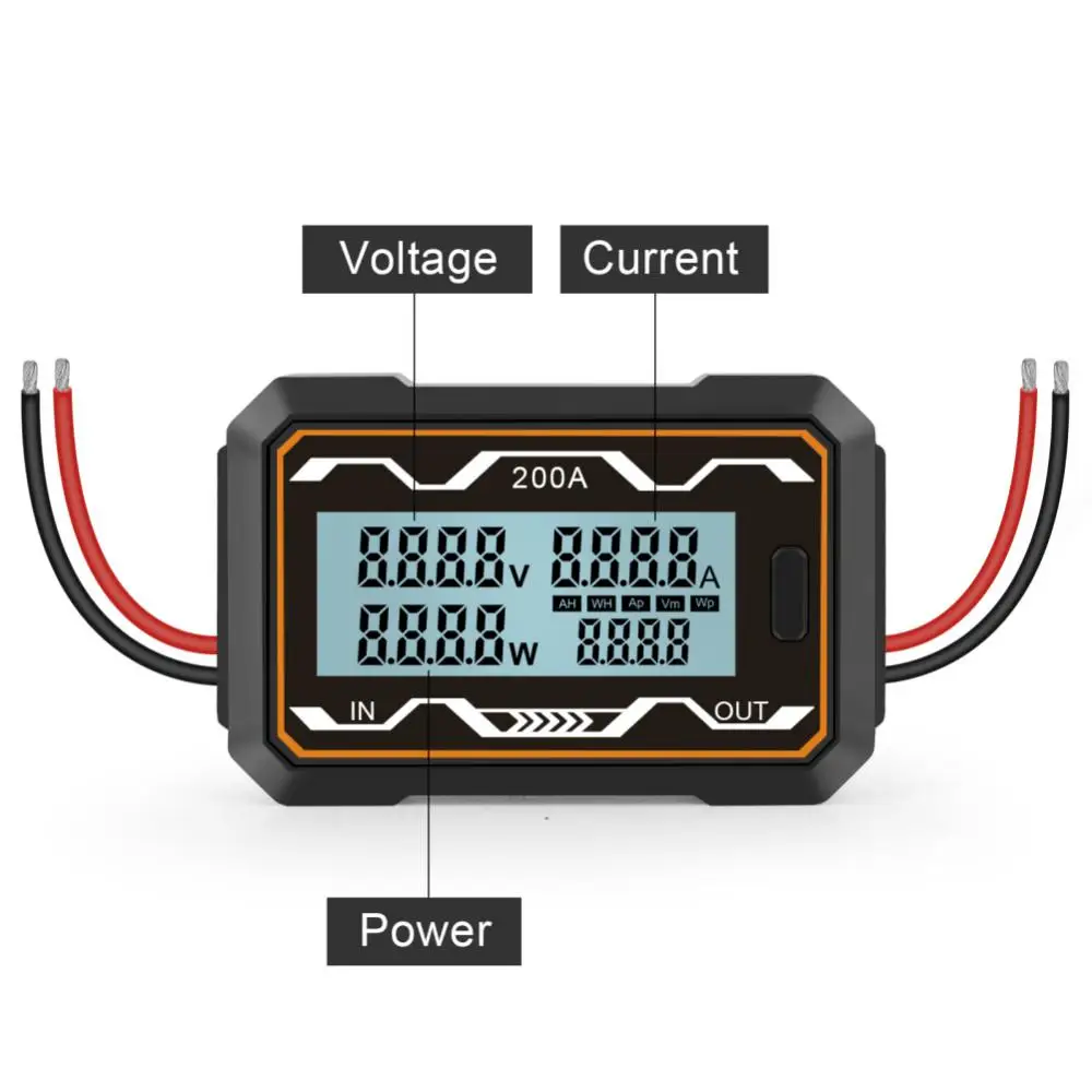 Description Picture 5 of itemWatt Meter High Accuracy Digital Wattmeter Backlight Lcd High Precision Electric Power Consumption Analyzer Power Meters Tools