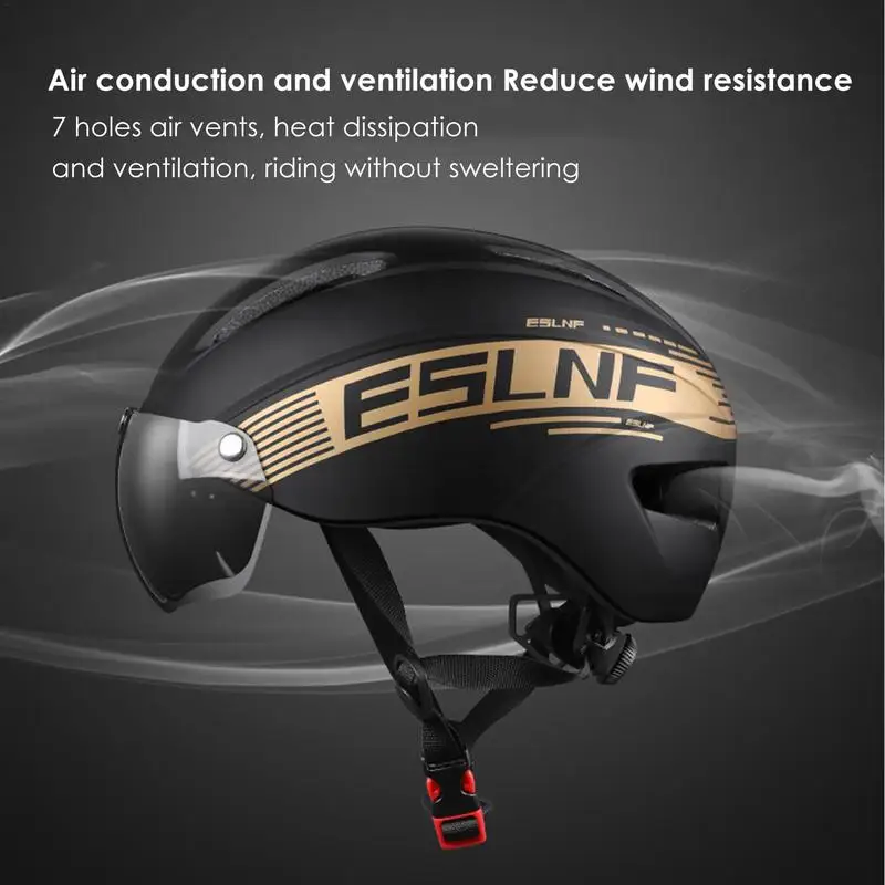 

Bicycle Helmets Cycling With Goggles Protective Breathable Helmets Shock-Absorbing For Road Bike EBike Mountain Bike Adventures