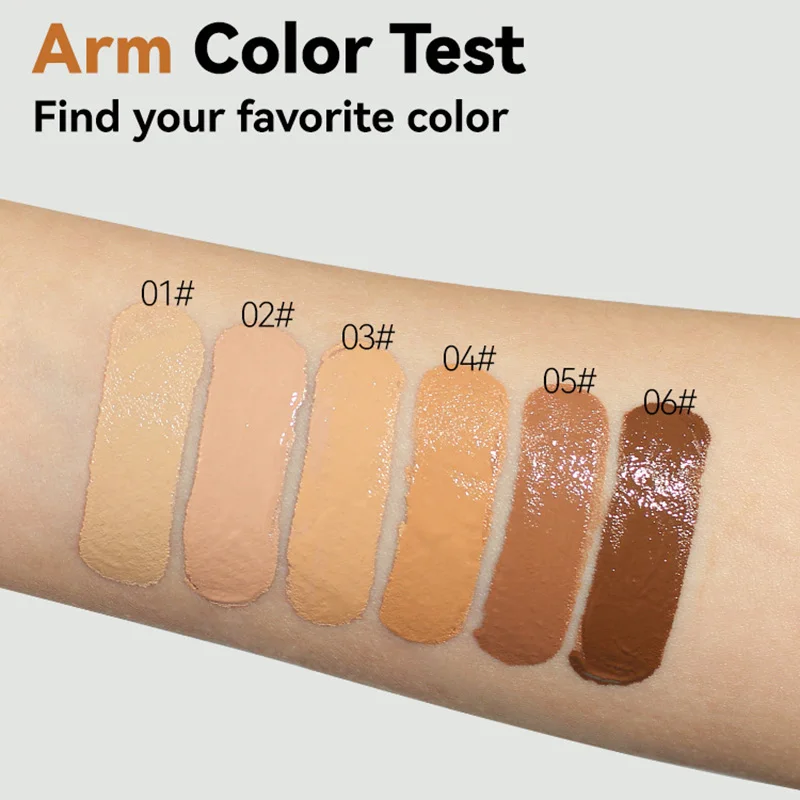 Concealer Matte Foundation BB Cream Oil Control Pre-Makeup Primer Natural Waterproof and Long-lasting Makeup Foundation Makeup 5