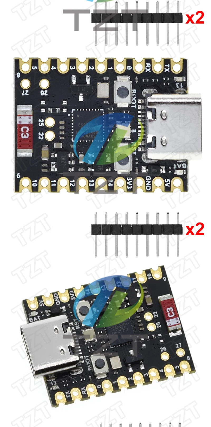 1/3 Stück SuperMini ESP32-H2 Entwicklungsboard Mikrocontroller Programmier-Lernplatine Core Board – Detail 4