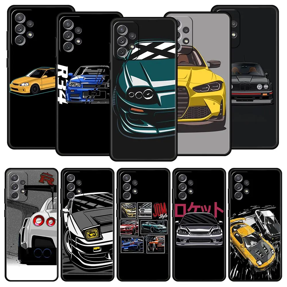 JDM Type R Civic Sport Car Design Phone Case Cover