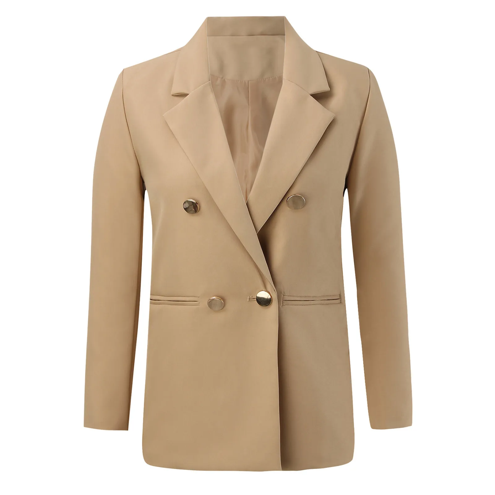 

Женский двубортный Блейзер, официальная офисная свободная Классическая куртка, женский пиджак, шикарная верхняя одежда, женская одежда, 2023