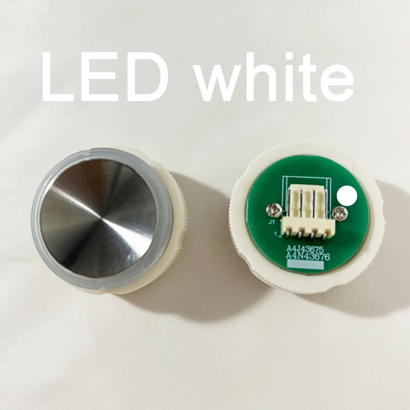 Xizi otis用エレベーター押しボタン部品,赤,青,白,オープンホール,27mm