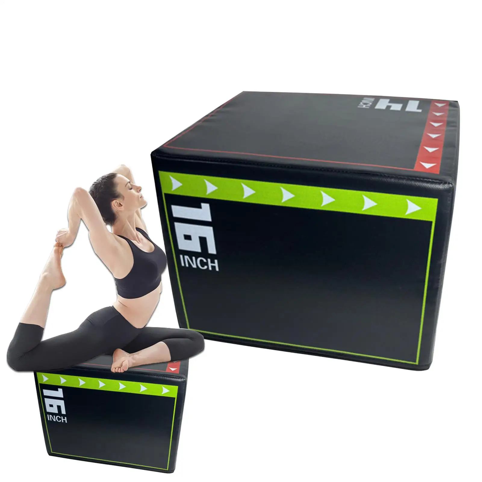 Jump Box Plyo Box High-Density Agility Conditioning Strength Training Dips Lunges For Home Gym Excerise Training