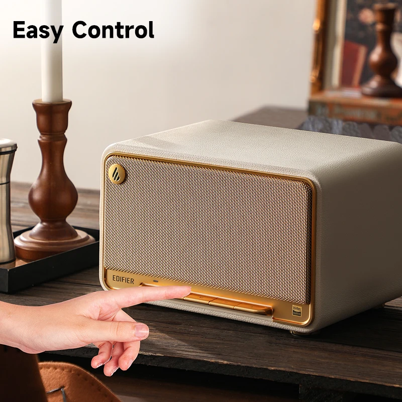 Edifier D32 ワイヤレス卓上スピーカー レトロ Bluetooth