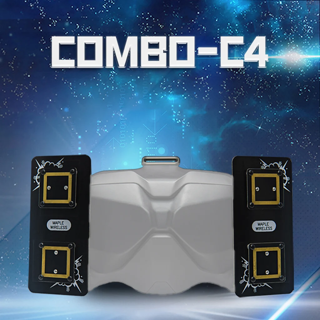Ahorn-Funk COMBO-C4 für Dji FPV 2.4/5,8 GHz Dualband-Langstrecken-Digital brillen antennen anzug gelten für fern gesteuerte Drohnen – Detail 2