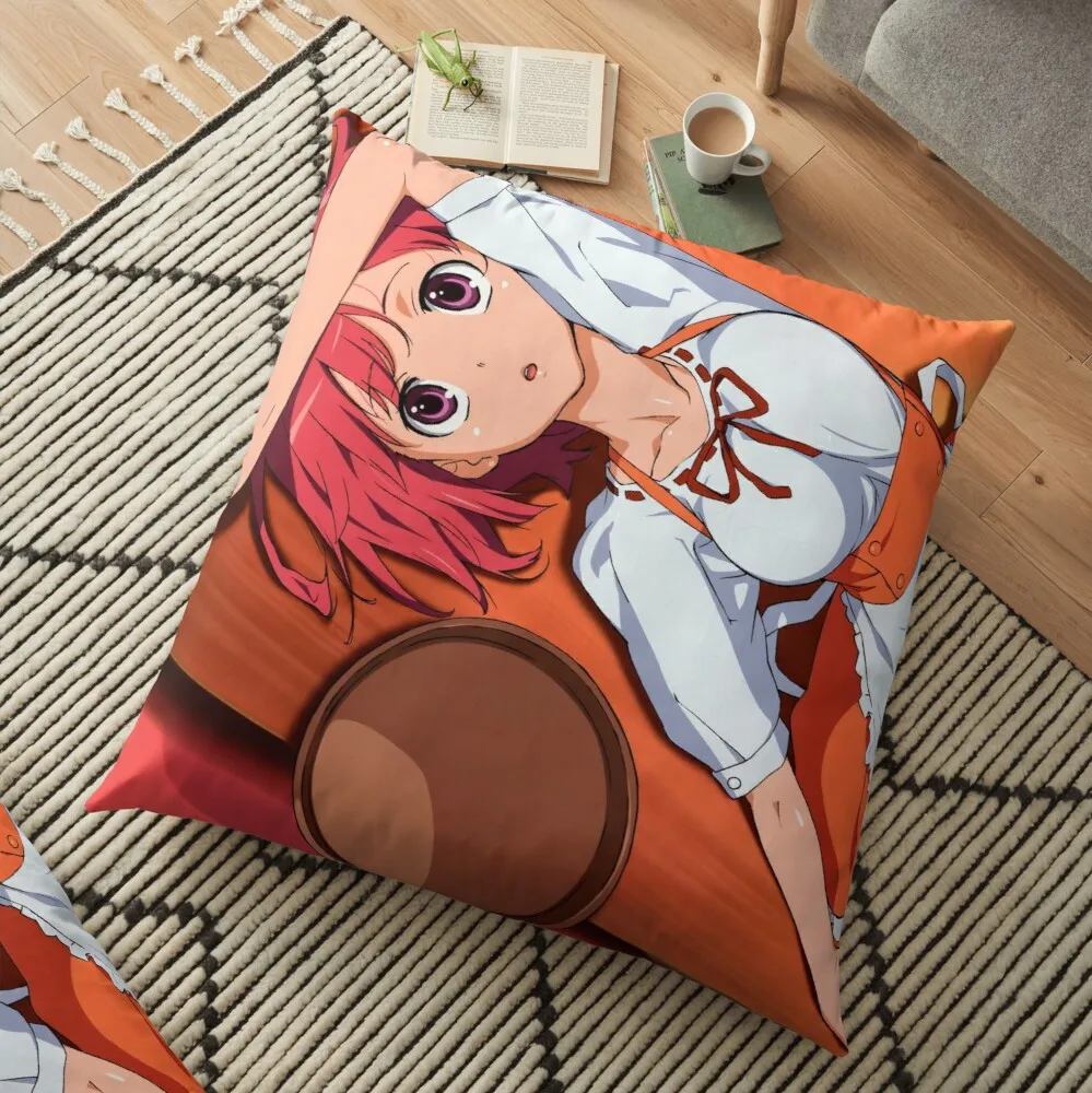 

Toradora - Kushieda Minori - Waitress Floor Pillow Sofa Cushion Sofa Cushions Cover