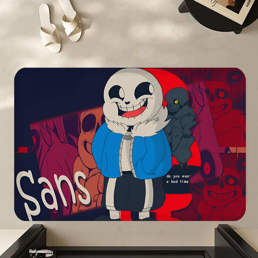 Undertale Room Mats Cheaper Anti-slip Modern Living Room Balcony Printed Welcome Rug 2