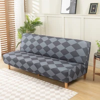 sofa bed cover folding sofa covers spandex stretch elastic material double seat cover slipcovers for living room geometric print 1