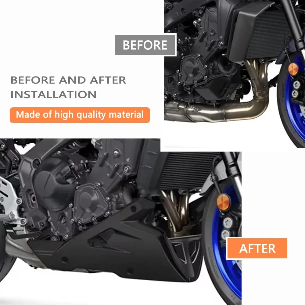XSR900 2022-2025 MT09 SP 2021-2025 야마하 트레이서 9 GT 9GT MT-09 오토바이 벨리 팬 쉴드 엔진 섀시 보호 장치