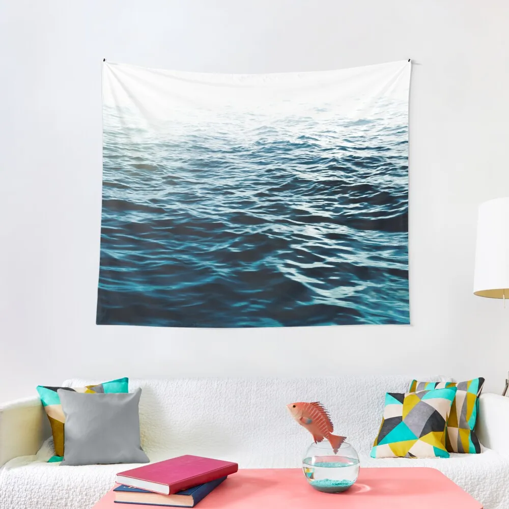 

Blue Sea Tapestry House Decor Aesthetic Room Decoration Aesthetic Decoration Room Decor Korean Style Tapestry
