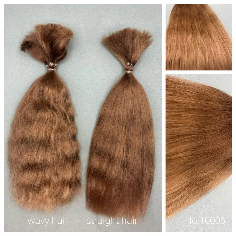 witdiy/23-26cm/mohair doll hair/organic hair/mohair hair bundles/Schengen hair/reborn doll wig/Blythe hair/mohair wig - Image 15