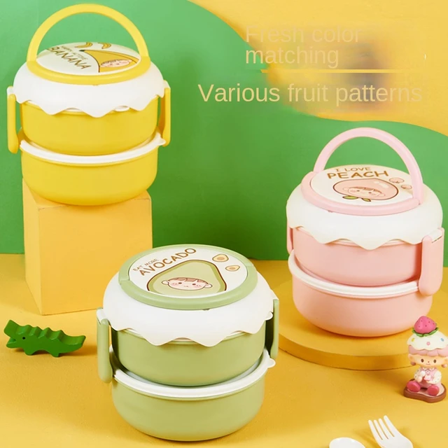 Eco Friendly Stackable Bento Box Lunch Box for Adults and Kids