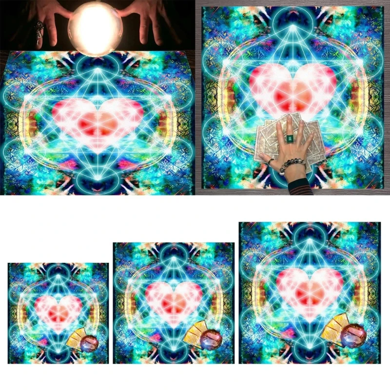 

Metatron Heart Tarot Tablecloth Altars Cloth Astrologys Divinations Tapestry