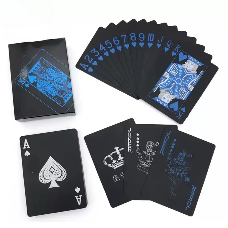 PVC Waterproof Poker Cards Magic Box-Packed Plastic Playing Cards Set Deck Classic Magic Tricks Tool playing cards,plastic playing cards