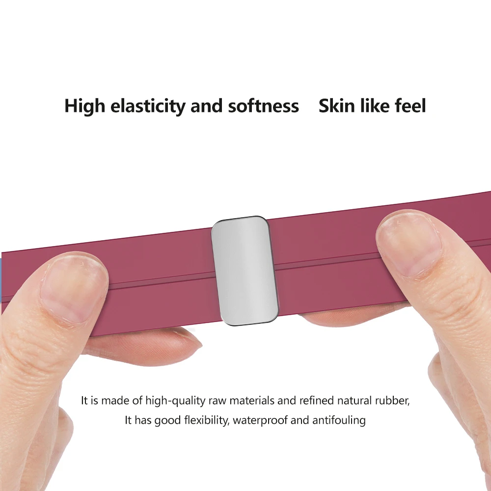 Magnetic Silicone Strap Bracelet
