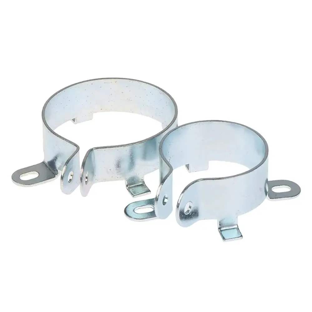 Buckle Clamp 1PC Fastening Clamping Ring Capacitor Clip Tin Plated Iron Hoop Holder Mounting Clamp 2 Feet 25mm 30mm 35mm 40mm Fixing Bracket
